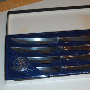 Towle Cutlery 4 Steak Knives Sharpened Edge- New/Sealed in Box